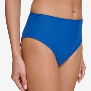 DKNY Womens Classic Mid Rise Bikin Pacific Blue